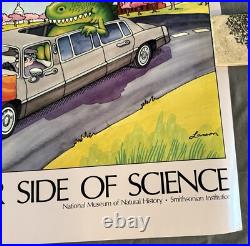 Vintage Far Side of Science Poster 1987 Smithsonian Museum of Natural History Vintage Far Side of Science Poster 1987 Smithsonian Museum of Natural History