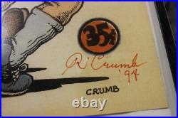 Vintage Gothic Blimp Works #2 Comic Shop Ad Signed By R Crumb at Galerie Lambiek Vintage Gothic Blimp Works #2 Comic Shop Ad Signed By R Crumb at Galerie Lambiek