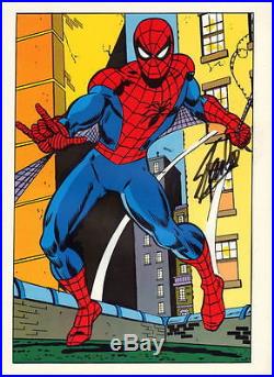 Vintage Marvel 1978 SPECTACULAR SPIDER-MAN Poster HAND SIGNED by STAN LEE w COA