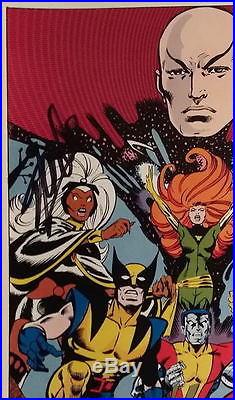 Vintage Marvel 1978 UNCANNY X-MEN Pin up Poster HAND SIGNED by STAN LEE
