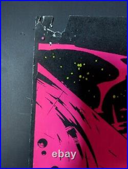 Vintage Marvel Black Light Poster Silver Surfer 1996 Funky Enterprises