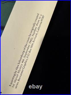 Vintage Marvel Human Torch Alex Schomburg 1984 Poster 23x29