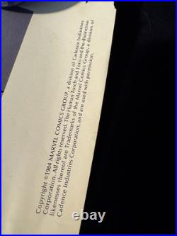 Vintage Marvel Human Torch Alex Schomburg 1984 Poster 23x29