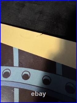 Vintage Marvel Human Torch Alex Schomburg 1984 Poster 23x29