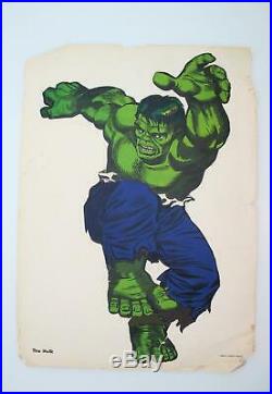 Vintage Marvel Poster Group of 8, From 1966, Spider-Man, Hulk, Thor & More