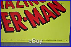 Vintage Original 1976 AMAZING SPIDER-MAN POSTER 24x18 Awesome Colors Bright