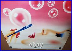 Vintage Poster Soap Bubbles 1984 Retro