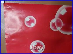 Vintage Poster Soap Bubbles 1984 Retro