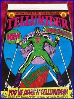 Vintage Tellurider Telluride Colorado Skiing Comic Book Genuine Original 1972