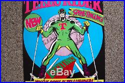 Vintage Tellurider Telluride Colorado Skiing Comic Book Poster Genuine Original