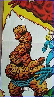 Vintage The Mighty World Of Marvel Uk Ultra Rare Promotional Poster #1 1972
