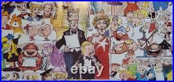 Voice For Children Charity Poster COMIC Strip Characters, Superheroes 1986 Voice For Children Charity Poster COMIC Strip Characters, Superheroes 1986