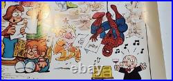 Voice For Children Charity Poster COMIC Strip Characters, Superheroes 1986 Voice For Children Charity Poster COMIC Strip Characters, Superheroes 1986