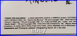 Voice For Children Charity Poster COMIC Strip Characters, Superheroes 1986 Voice For Children Charity Poster COMIC Strip Characters, Superheroes 1986