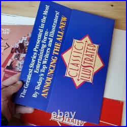 Vtg 1989 Classics Illustrated First Publishing STORE PROMO PRESS RELEASE POSTER