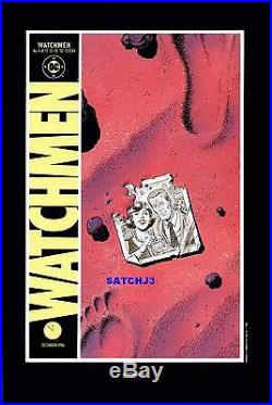 Watchmen Comic Covers #1-12 Poster Art Prints Alan Moore Gibbons 1988 DC Comics