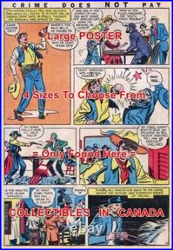 WILD BILL HICKOK 1942 Folk Hero GUNFIGHTER = 10 POSTERS Comic Book 18 2 FEET