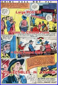 WILD BILL HICKOK 1942 Folk Hero GUNFIGHTER = 10 POSTERS Comic Book 18 2 FEET