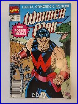 WONDER MAN #1 With FOLD OUT POSTER intact HIGH GRADE COMIC (Marvel) NM Avengers /