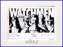 Watchmen French Portfolio Zenda 1987 Signed Alan Moore Dave Gibbons #32/2000