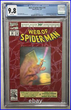 Web Of Spider-Man 90 Gatefold Spider-Man 2099 poster CGC 9.8
