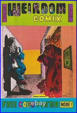 Weirdom Comix #15 (#2) Richard CORBEN Devil cover Underground Comic with poster