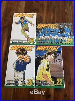 Whistle! 1-22 complete SET Manga + Supports Book, Poster, And Character Cards
