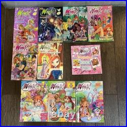 Winx Club Comic Magazine Lot of 9 Issues + 5 Posters ENGLISH (3 Rare Issues)