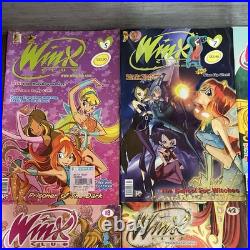 Winx Club Comic Magazine Lot of 9 Issues + 5 Posters ENGLISH (3 Rare Issues)