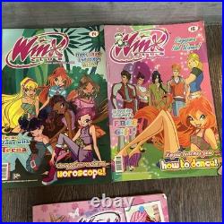 Winx Club Comic Magazine Lot of 9 Issues + 5 Posters ENGLISH (3 Rare Issues)