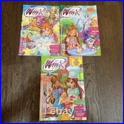 Winx Club Comic Magazine Lot of 9 Issues + 5 Posters ENGLISH (3 Rare Issues)