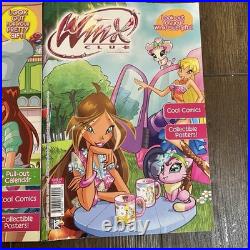 Winx Club Comic Magazine Lot of 9 Issues + 5 Posters ENGLISH (3 Rare Issues)