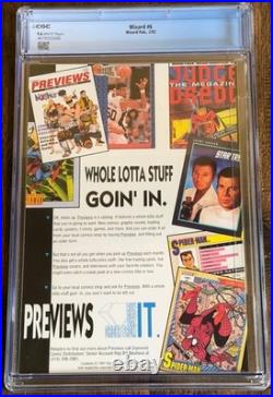 Wizard #6 (1992) CGC 9.6 Hulk Cover + Poster by Sam Kieth