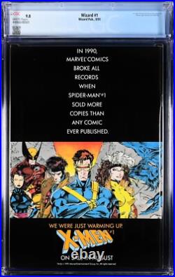 Wizard Magazine #1 (1991) McFarlane Cover CGC 9.8 White Pages Includes Poster