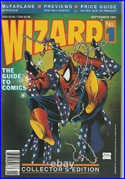 Wizard Magazine # 1 Collector's Edition VF/NM 1991 Centerfold Poster B3