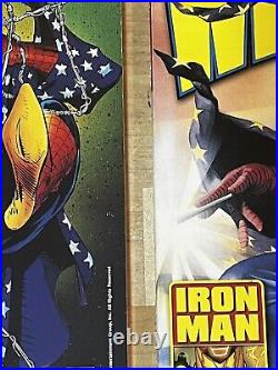 Wizard Magazine #1 McFarlane Spider-Man With Poster 1991 RARE Newsstand & # 100