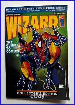 Wizard Magazine #1 NM-/NM 9.2 9.4 GRADE NEW NEVER READ Todd McFarlane? Poster