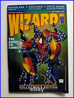 Wizard Magazine #1 VF/NM 9.0 9.2 GRADE NEW NEVER READ Todd McFarlane? Poster