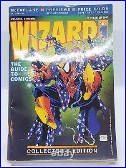 Wizard Magazine #1 VF Todd McFarlane Spider-Man Cover 1991 No Poster