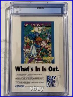 Wizard Magazine #11 CGC 9.8 Todd McFarlane Spawn Cover Poster 1992 WHITE PAGES