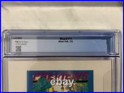 Wizard Magazine #11 CGC 9.8 Todd McFarlane Spawn Cover Poster 1992 WHITE PAGES