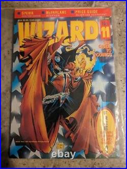 Wizard Magazine #11 (July 1992) unopened Spawn Cover & Poster Todd McFarlane