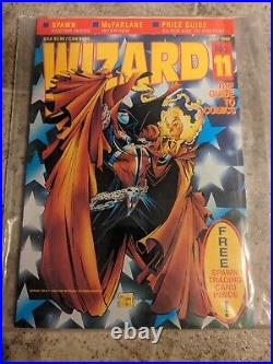 Wizard Magazine #11 (July 1992) unopened Spawn Cover & Poster Todd McFarlane