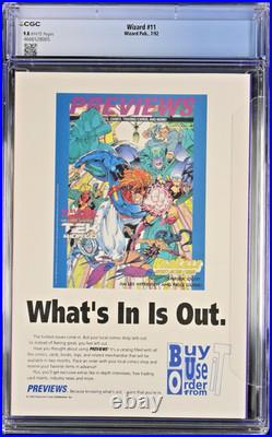 Wizard Pub Magazine #11 Todd McFarlane cover 1992 CGC 9.8 Spawn WithPoster By Todd