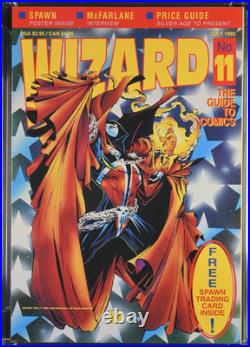 Wizard Pub Magazine #11 Todd McFarlane cover 1992 CGC 9.8 Spawn WithPoster By Todd