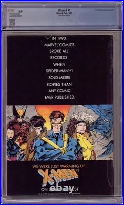Wizard the Comics Magazine 1D. P with Poster CGC 6.0 Newsstand 1991 4420083003