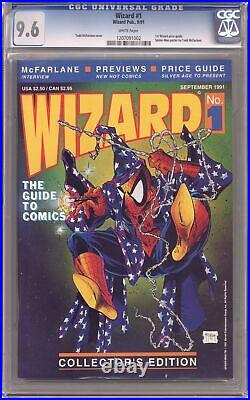 Wizard the Comics Magazine 1P with Poster CGC 9.6 1991 1207091002