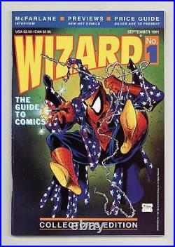 Wizard the Comics Magazine 1P with Poster FN- 5.5 1991