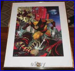 Wolverine The Punisher A Bad Night For The Ninjas Jim Lee Signed 1774/2500 1989