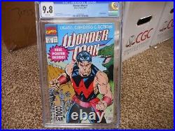 Wonder Man 1 cgc 9.8 Marvel 1991 poster included WHITE pgs 1st regular series NM